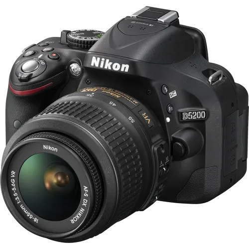 Nikon D5200 with 18-55mm Lens DSLR Camera Kits