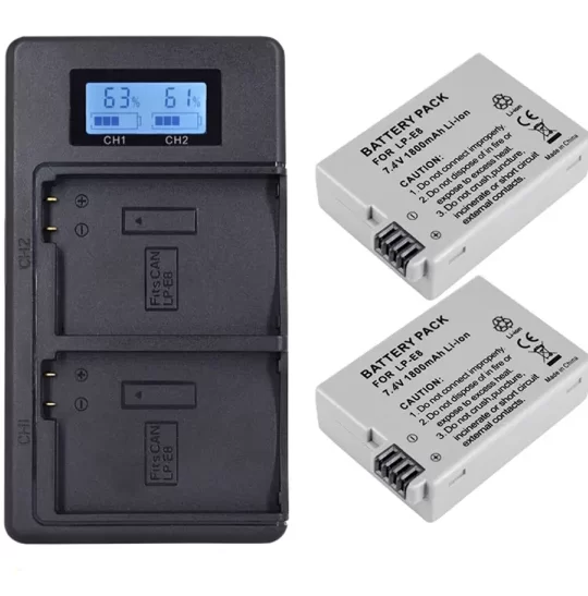 Batterie Battery + LCD Dual Charger