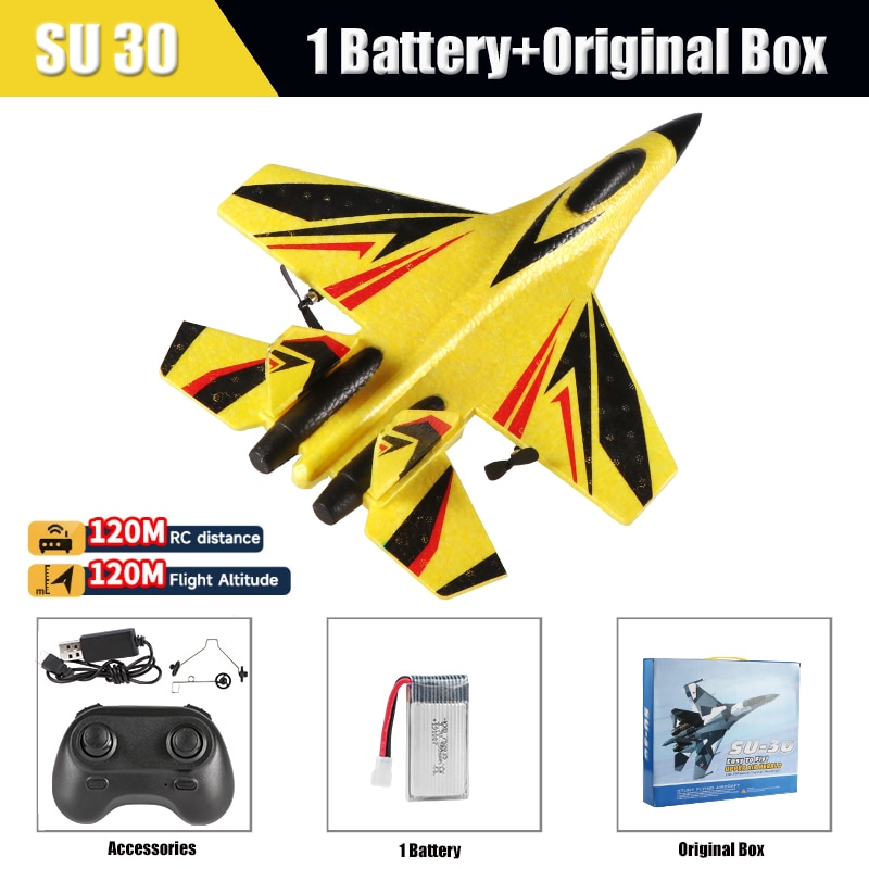 SU30 LED RC Plane, 2.4G EPP Foam Glider - Image 14