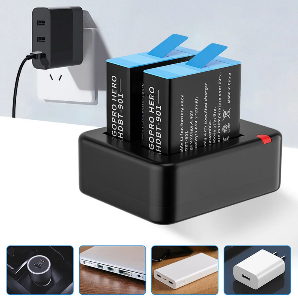 Dual Port Slot Double Battery Charger - Image 5