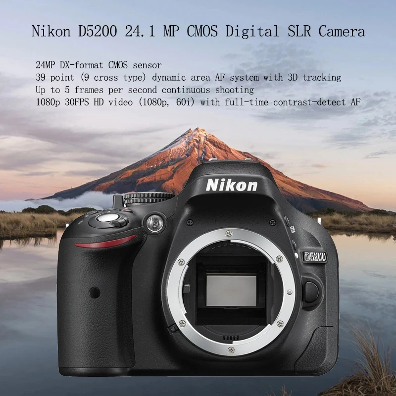 Nikon D5200 DSLR Camera with 18-55mm Lens Kits - Image 2